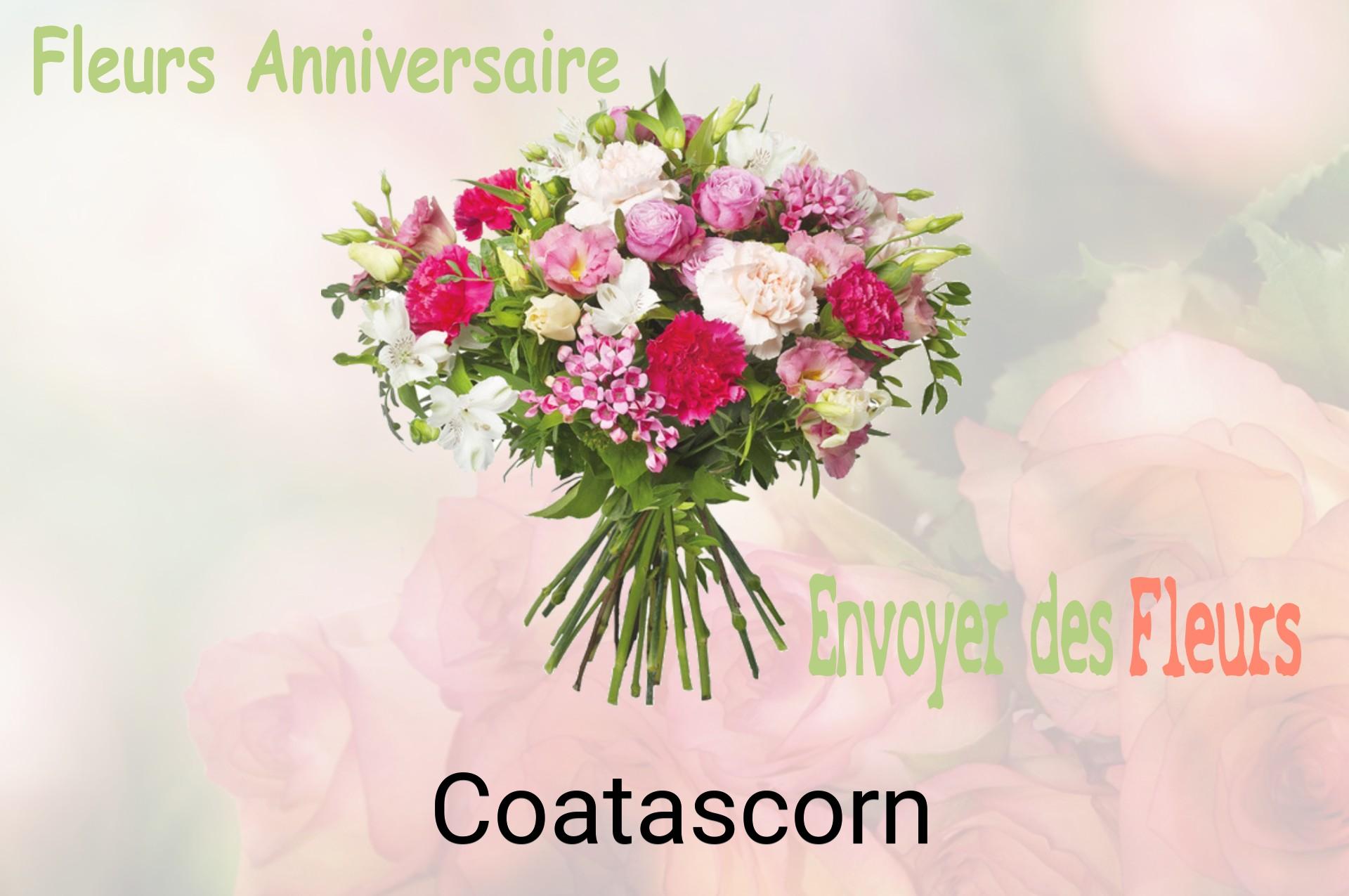 Bouquet de fleurs d’anniversaire livré à Coatascorn